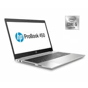 HP ProBook (2019) Laptop - 10th Gen / Intel Core i5-10210U / 15.6inch HD / 1TB HDD / 8GB RAM / FreeDOS / English & Arabic Keyboard / Silver - [450 G7]