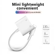 Maxguard 2 In 1 Lightning to 3.5mm Adaptor White