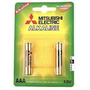 Mitsubishi LR03-2BP AAA Alkaline Battery 1.5V 2Pcs