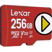 Lexar Play Micro SDXC Memory Card 256GB Red LMSPLAY256G-BNNNG