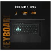 ASUS TUF Dash F15 (2021) Gaming Laptop - 11th Gen / Intel Core i5-11300H / 15.6inch FHD / 8GB RAM / 512GB SSD / 4GB NVIDIA GeForce RTX 3050 Graphics / Windows 10 Home / English & Arabic Keyboard / Eclipse Grey / Middle East Version - [FX516PC-HN558T]