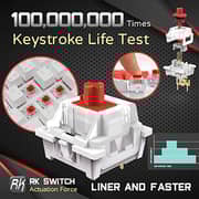 RK Royal Kludge Rk61 RGB Wireless/Wired 60% Compact Mechanical Keyboard