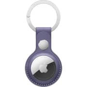 Apple AirTag Leather Key Ring Wisteria
