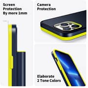 Magplus Detachable Wireless Charging Battery Case For iPhone 13 Pro Navy/Yellow