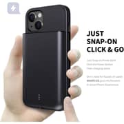 Magplus Detachable Wireless Charging Battery Case For iPhone 13 Space Grey
