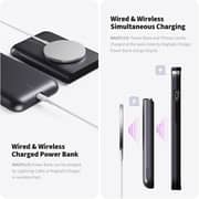 Magplus Detachable Wireless Charging Battery Case For iPhone 13 Space Grey