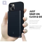 Magplus Detachable Wireless Charging Battery Case For iPhone 13 Black