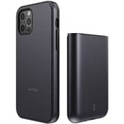 Magplus Detachable Wireless Charging Battery Case For iPhone 12/12 Pro Space Grey