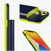 Magplus Detachable Wireless Charging Battery Case For iPhone 12/12 Pro Navy/Yellow