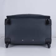 Viptour Set Of 4 Light Weight Polyester Jacqard Trolley Luggage With Number Lock, Charcoal- 20, 24, 28, 32 Inches