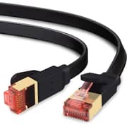 S-tek [3m/6.6feet] Cat 7 High-speed Flat Gigabit Ethernet Patch Heavy Duty Internet Cable With Gold Plated Rj45 Connector