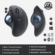 Logitech ERGO M575 Wireless Mouse Graphite