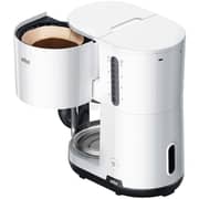 Braun 10-Cup 1000W, OptiBrew System, Auto Shut-Off, White Coffee Maker – KF1100WH
