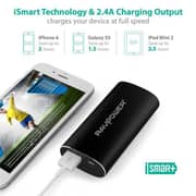 Ravpower Aluminum Power Bank 6700mah With 2.4a Charging Output & Ismart Technology Black