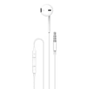 Porodo PD-MOAEP-WH Wired In Ear Headset White