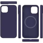 Maxguard Efficiente Series Magnetic Liquid Silicone Case Blue iPhone 13 Pro