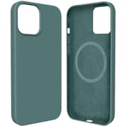 MindPure Efficiente Series Magnetic Liquid Silicone Case Green iPhone 13 Pro