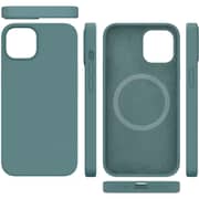 MindPure Efficiente Series Magnetic Liquid Silicone Case Green iPhone 13 Pro