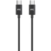 Mycandy Dual Port Wall Charger with USB-C Cable 1m Black