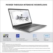 HP ZBook Power (2021) Laptop - 11th Gen / Intel Core i7-11800H / 15.6inch FHD / 512GB SSD / 16GB RAM / 4GB NVIDIA Quadro T1200 Graphics / Windows 10 Pro / English & Arabic Keyboard / Silver / Middle East Version - [G8]