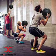Max Strength - Medicine Slam Rubber Balls Mma Fitness Strength Training Cardio Training 7kg