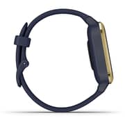 Garmin 010-02426-12 Venu Sq Music Smart Watch Navy Blue/Light Gold