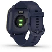 Garmin 010-02426-12 Venu Sq Music Smart Watch Navy Blue/Light Gold