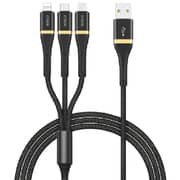 Wiwu Elite 3 in 1 Cable 1.2m Black