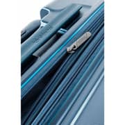 American Tourister 1 Pc Durable Technum Next Luggage Trolley Case Metallic Blue - 251-2501-004502