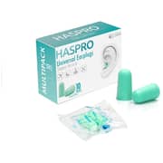 Haspro Ultra Soft Foam Ear Plugs Mint 20pc Set