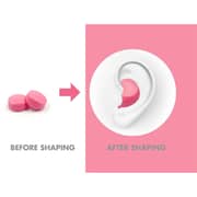 Haspro Moldable Ear Plugs Pink 12pc Set