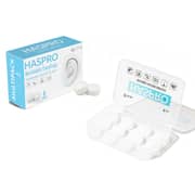 Haspro Moldable Ear Plugs Transparent 12pc Set