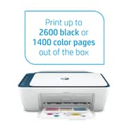 HP DeskJet Ink Advantage Ultra 4828 All-in-One Printer Wireless, Print, Scan, Copy, Print upto 2600 black or 1400 color pages, White/Blue [25R76A]