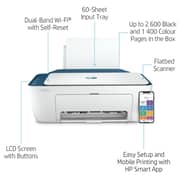 HP DeskJet Ink Advantage Ultra 4828 All-in-One Printer Wireless, Print, Scan, Copy, Print upto 2600 black or 1400 color pages, White/Blue [25R76A]