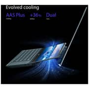 Asus Zenbook Pro Duo 15 OLED - 11th Gen Core i9 2.50GHz 32GB 1TB 8GB Win11Home OLED 15.6inch Celestial Blue NVIDIA GeForce RTX 3080 UX582HS OLED009W (2021) Middle East Version