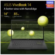 Asus Vivobook S14 M413UA-EB043T Slim Laptop Ryzen 5 2.1GHz 8GB 512GB Shared Win10Home 14inch FHD Black English/Arabic Keyboard