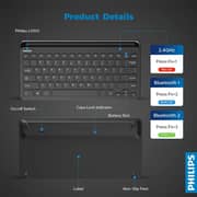 Philips Wireless Keyboard Black