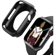 Green Lion Slim Guard Pro Case with Screen Protector for Apple Watch 44mm Black