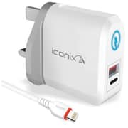 Iconix Home Fast USB Charger 1m White