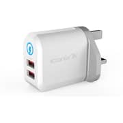 Iconix Home Fast Charger with USB-C Cable 1m White