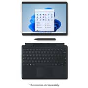 Microsoft Surface Pro 8 (2021) - 11th Gen / Intel Core i7-1185G7 / 13inch PixelSense Display / 16GB RAM / 256GB SSD / Shared Intel Iris Xe Graphics / Windows 11 Home / English & Arabic Keyboard / Graphite / Middle East Version - [8PV-00023]