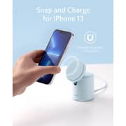 Anker 2 in 1 Magnetic Wireless Charger Blue