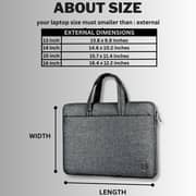 Smart Alien Laptop Bag Assorted 16Inch