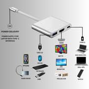 Smart Alien 4-in-1 USB-C Hub Silver