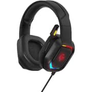 Porodo PDX411BK ESports RGB Wired On Ear Gaming Headset Black