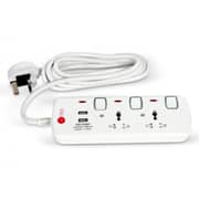 Afra AF-003EXGY-USB 2 Way Extension Cord
