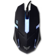 Crown 4 In 1 Keybord + Mouse + Headphone + Mouse Pad Gaming Kit 1.8m Black