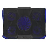 Crown Laptop Cooling Pad 19Inch Blue