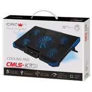 Crown Laptop Cooling Pad 19Inch Blue