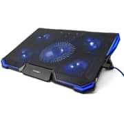 Crown Laptop Cooling Pad 19Inch Blue